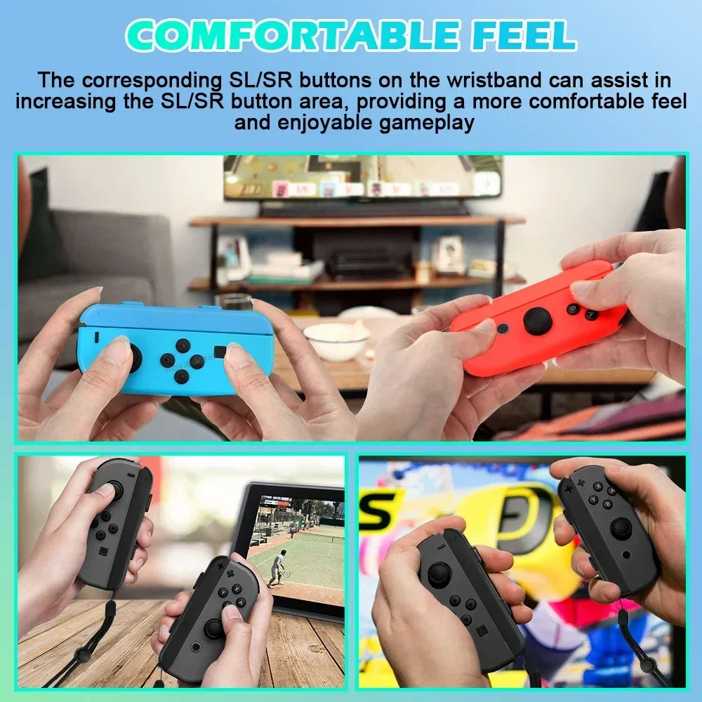 Joy-Con Wrist Strap for Switch & Switch OLED, Left and Right Pair