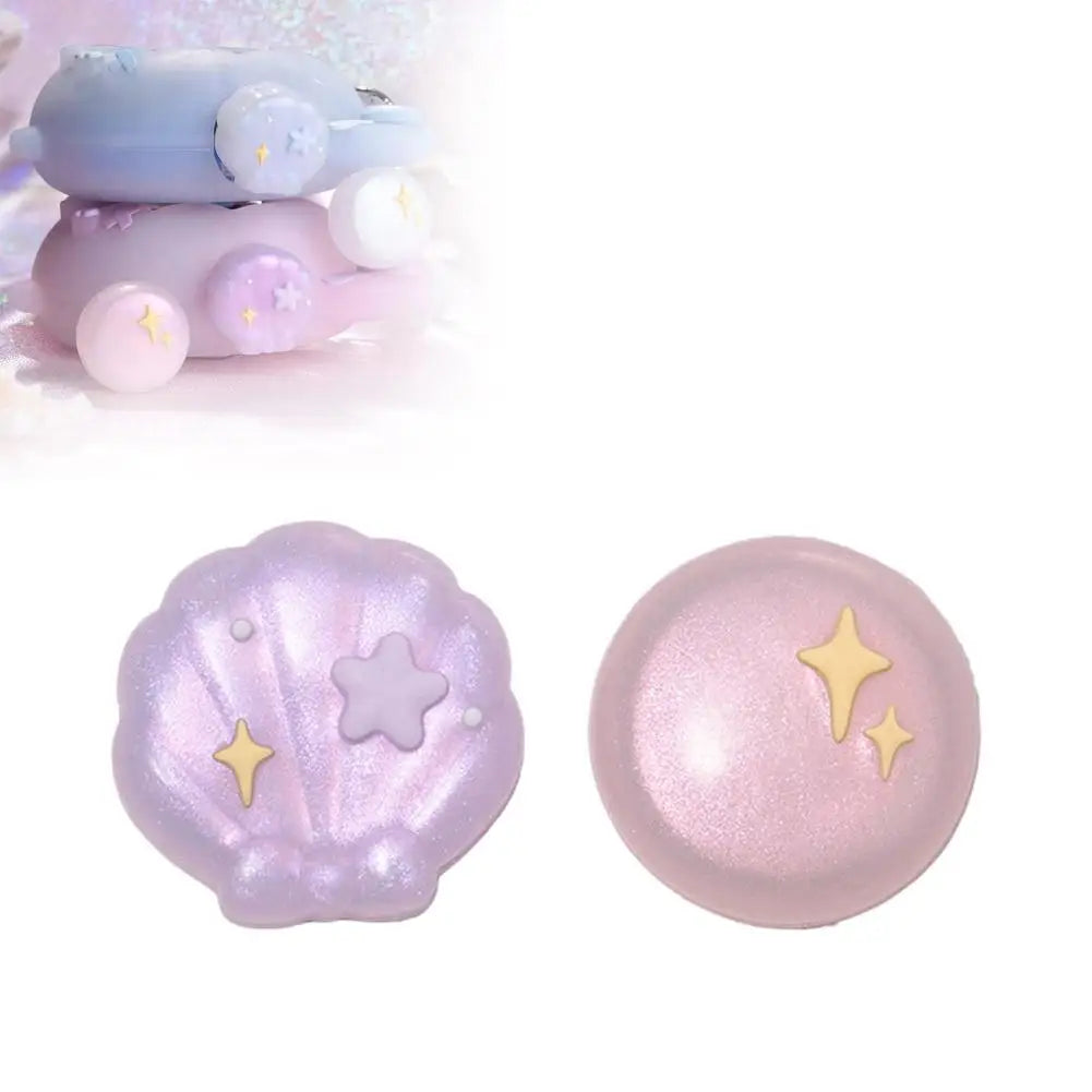 Silicone Knob Cap Cover for Tamagotchi Paradise, Glitter Pearl