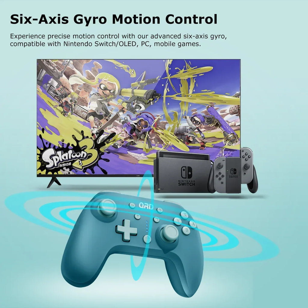 QRD Junior E5 Mini Wireless Controller for Switch, PC, Android