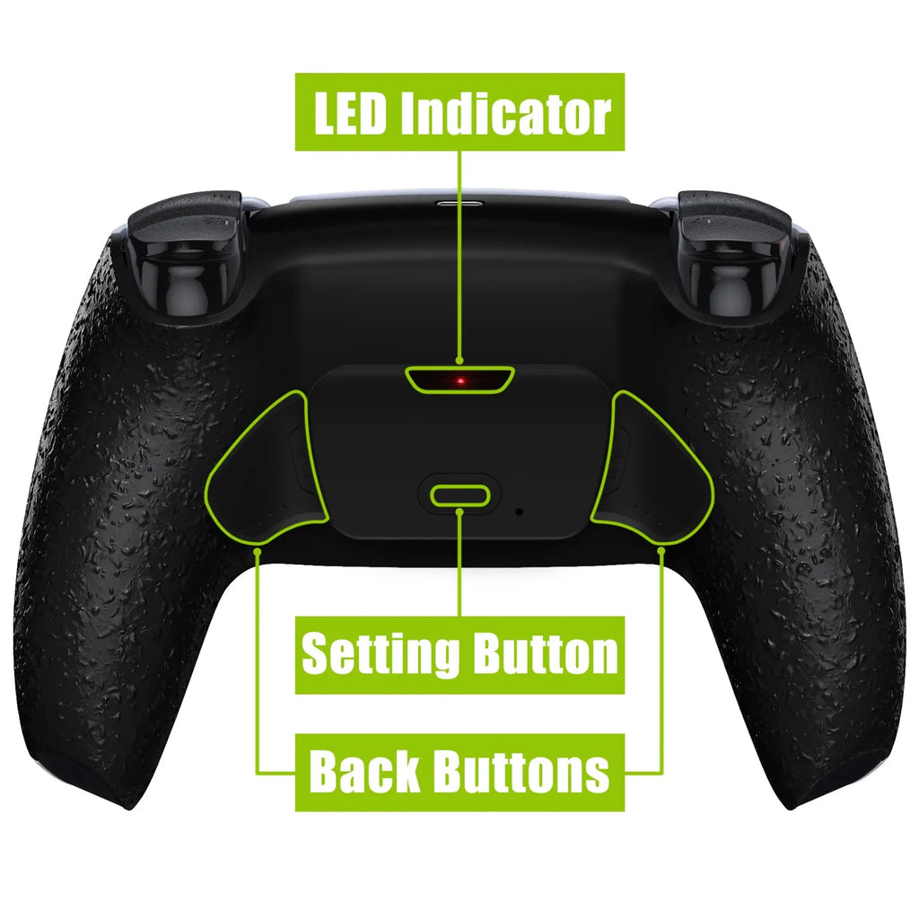 eXtremeRate Back Paddles Remappable Rise Remap Kit, Upgrade Board Back Shell Back Buttons for ps5 Controller BDM-010 & BDM-020