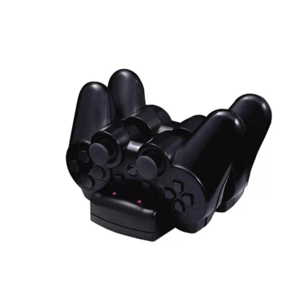 1Pcs 2in1 For PS3 Charger Station Holder For Sony PS3 MOVE Wireless Controller Left Right Hand Recharger Dockstation