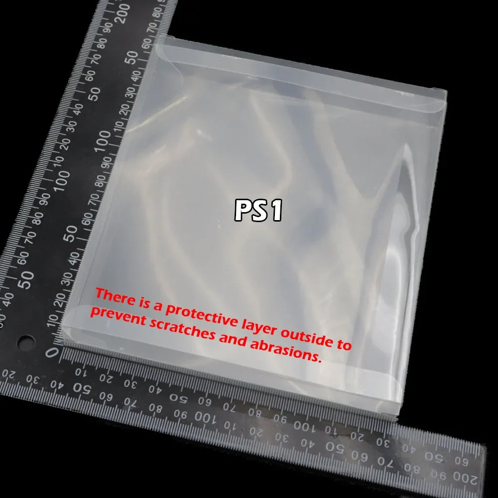 1‑10PCS Clear PET Game Protector Box For PS1 PS2 PS3 PS4 PS5,Display Storage Case For PS1 US JP EU CD Game Cartridge Transparent