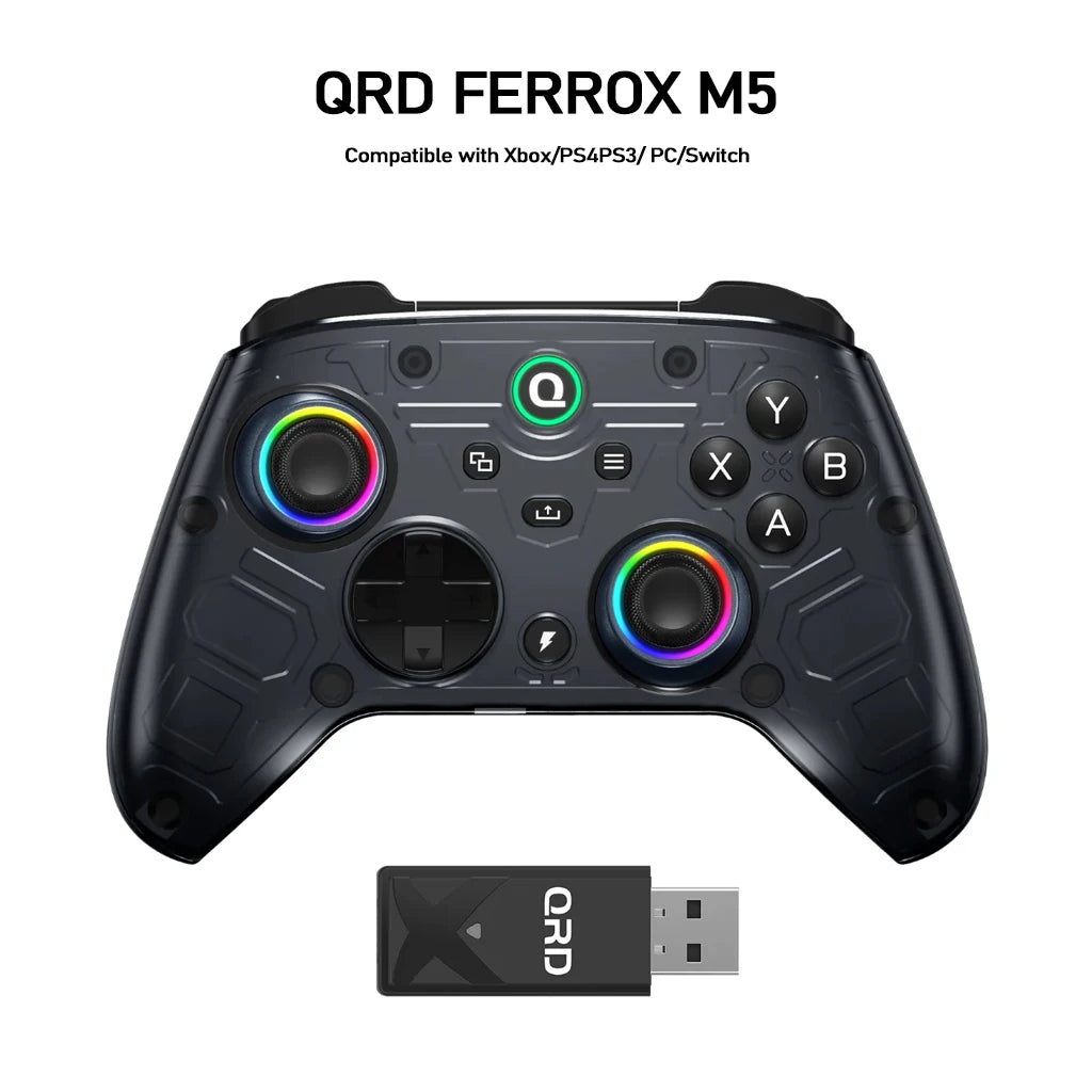 QRD FERROX M5 Wireless Hall Effect Controller for Xbox and PC