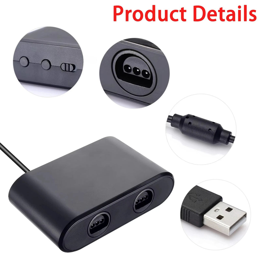 Two-Port USB Adapter for N64 Controllers on PC and Switch