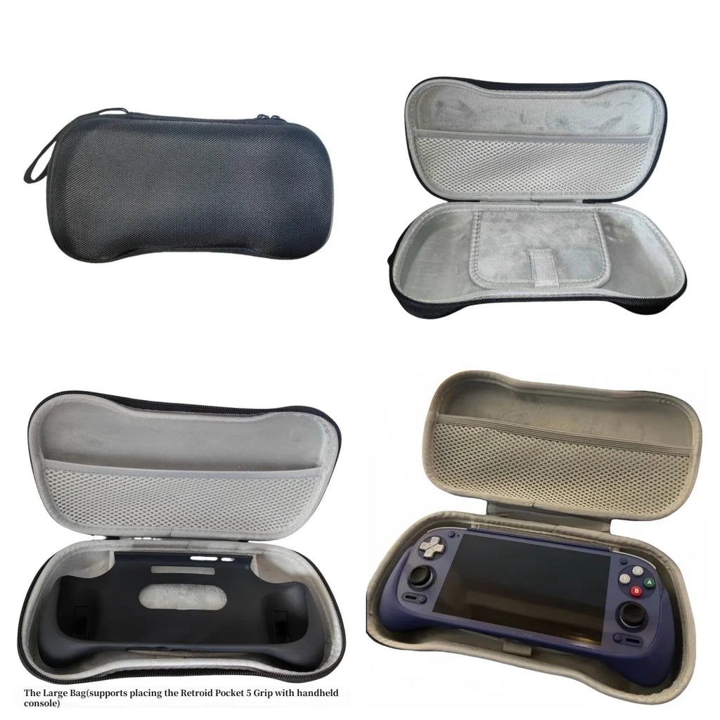For RP5 Retroid Pocket 5 Game Controller Grip Storage Bag Shockproof RPG2 Retroid Pocket G2 Grip Handle Bag Big Carry Case Box