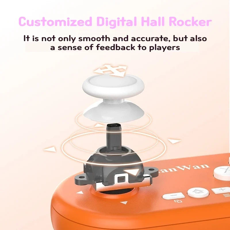 Shanwan Q36 Pro XKV Mini Gamepad Hall Joystick Gyro for PC