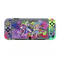 Anime Split Protective Case for Nintendo Switch OLED Transparent Matte Anti-slip Joy-Con Controller Protective Case Dock Cover