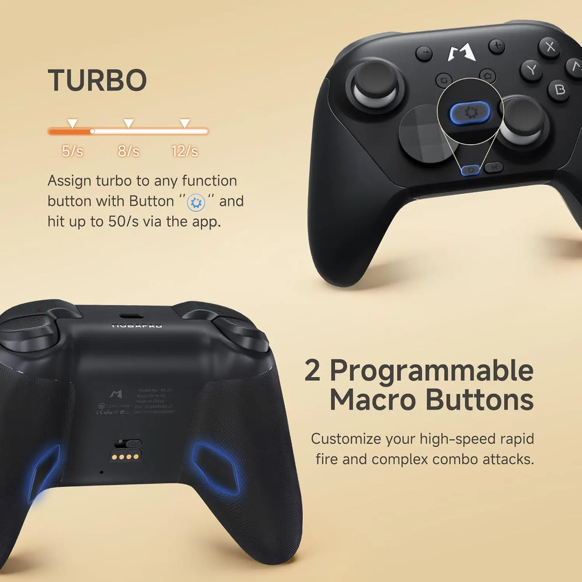 Nintendo Switch MOBAPAD CHITU 2 Controller with Charging Dock