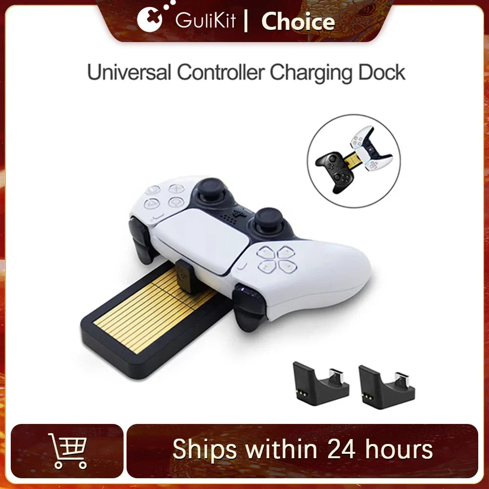 GuliKit KK3 Dual Controller Charging Dock for PS5, Switch Pro