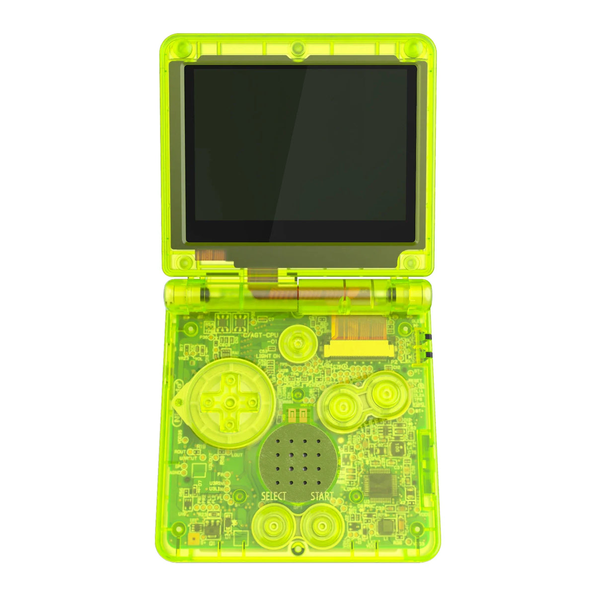 eXtremeRate Custom Replacement Housing Shell for Gameboy Advance SP (GBA SP) - Clear Series