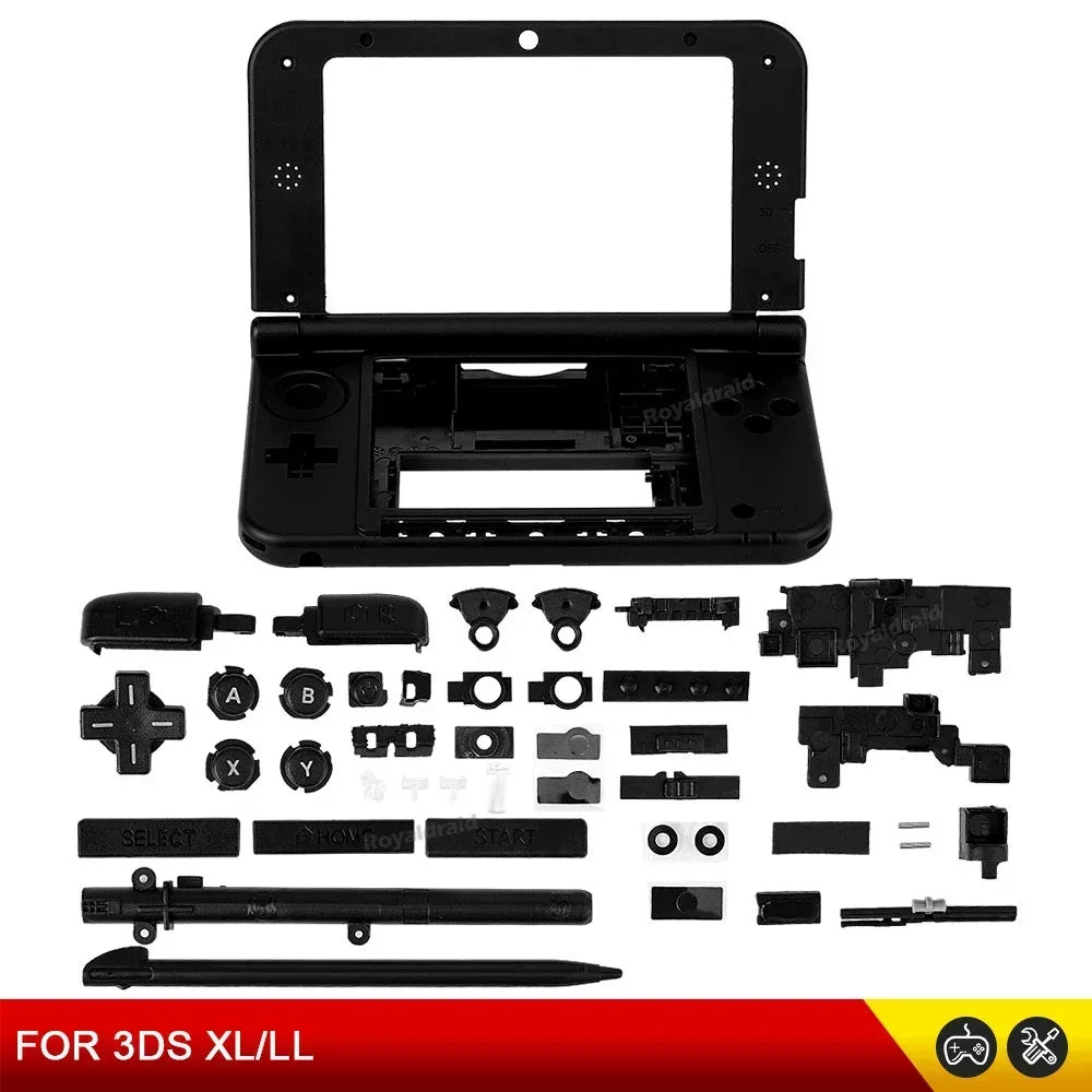 3DS XL / 3DS LL Replacement Frame & Battery Case with Buttons
