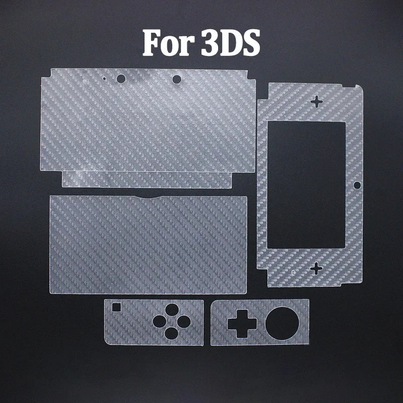 1PC Anti Scratch Carbon Fiber Full Body Skin Sticker Protective Film For 2DS/3DS/New 2DSXL/3DSXL/NDSL/NDSI XL/Switch/2/Oled/Lite