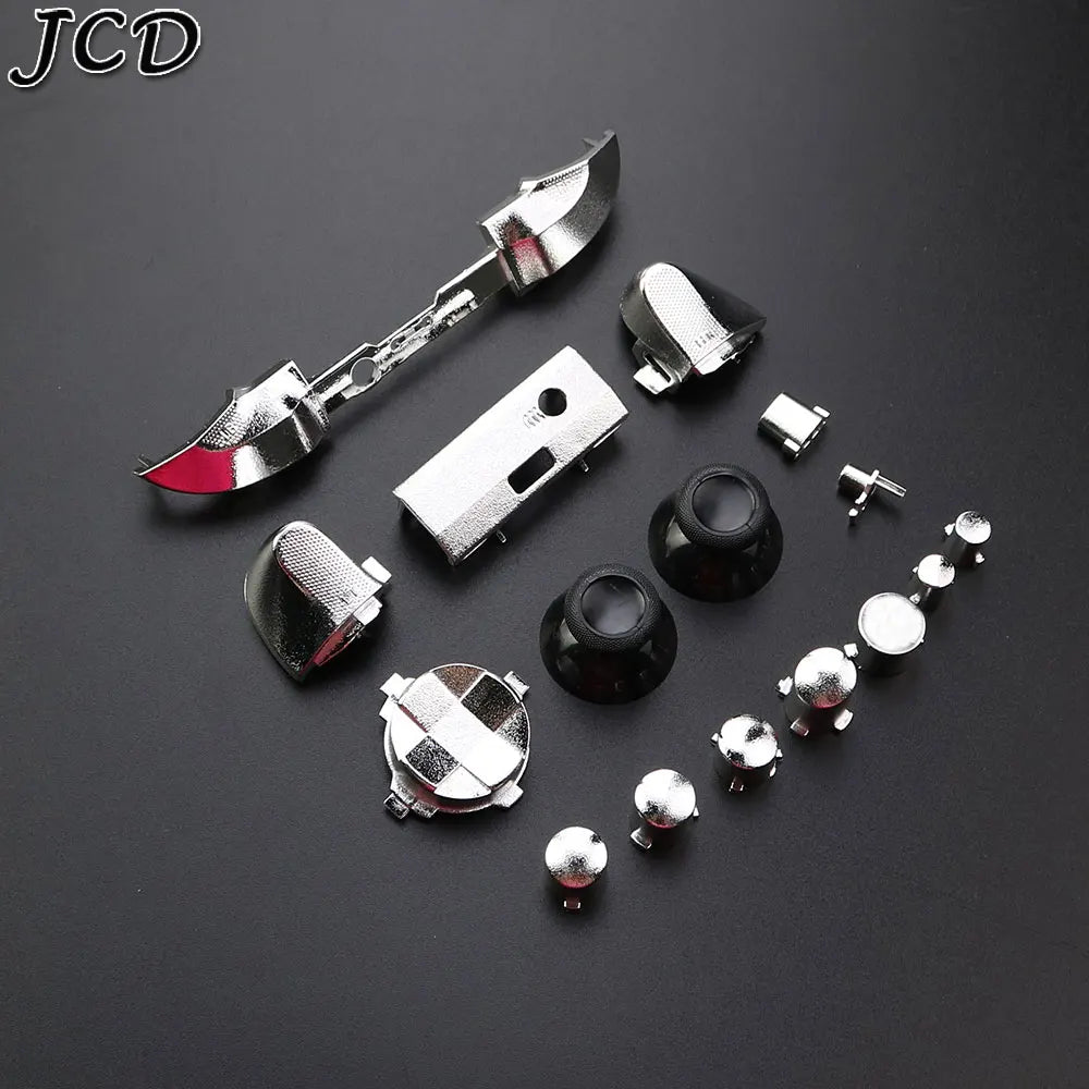 JCD Chrome Mod Kit for Xbox Series X/S, LB RB RT LT ABXY D-Pad