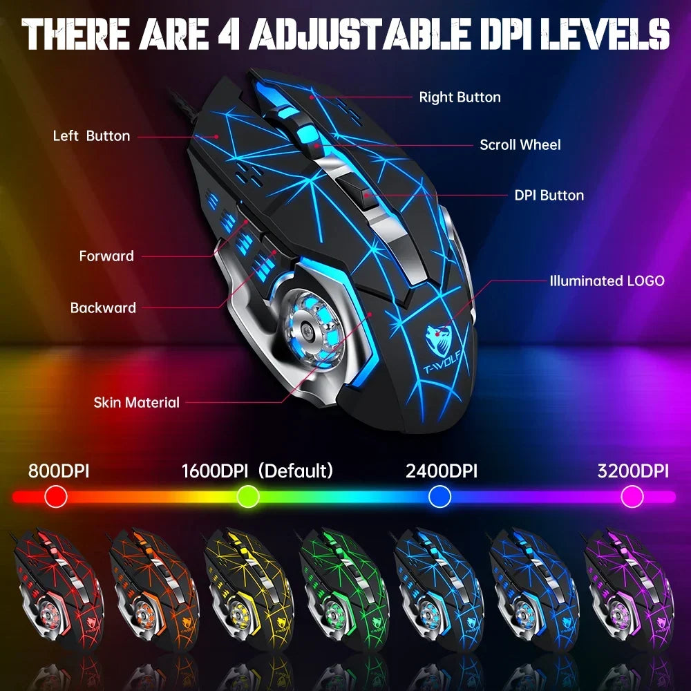 Battle Royale Game Artifact OneHanded With Palm Rest RGB Keyboard Converter Programmable Mouse 5-in-1 Set For Android iOS HOT