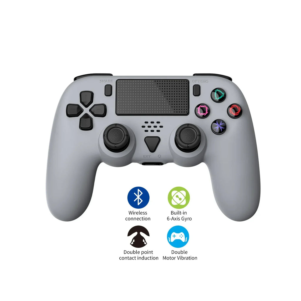Cool Multi-function Wireless Gamepad TP5-35137 for P5S Console with Asymmetric Dual Motor Vibration,Headphone Jack&Prgrammable
