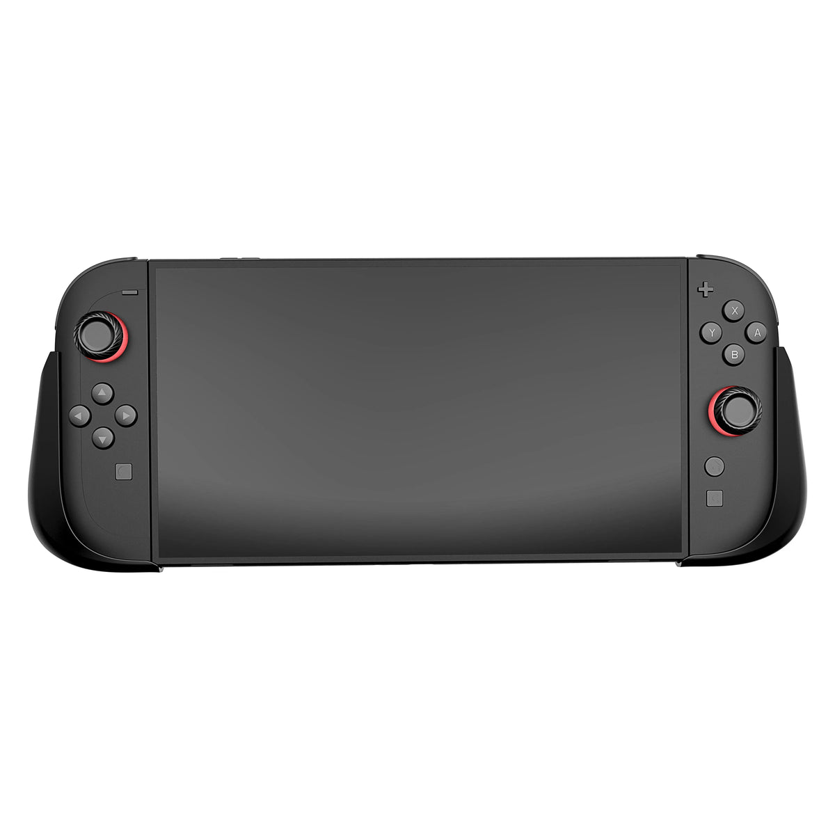 TPU Hand Grip STK-S2B02 for Switch 2 Console with Ergonomic Design,Game Card Case & 2 Extra Grip Pads