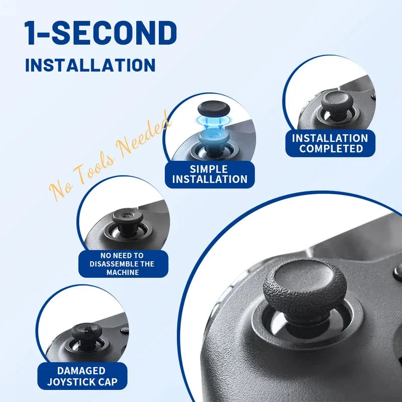 6/4/2Pcs Replacement And Repair Joystick Keycap Of Mushroom Head Wear On Joystick For Xbox One Series S/X Controller Game Access