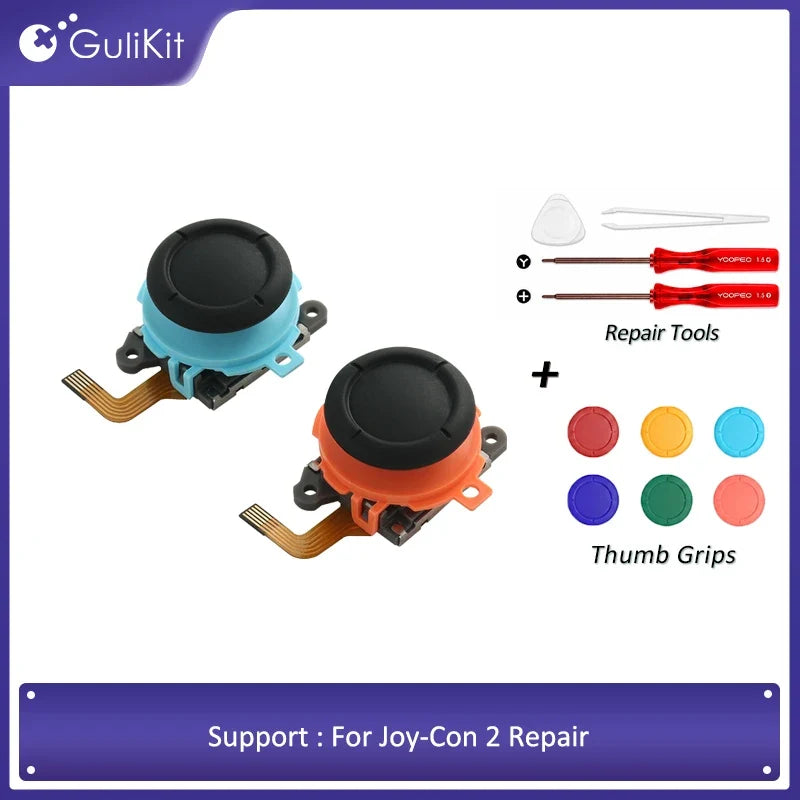 GuliKit TMR Joystick for JoyCon 2 No Drifting Stick for Nintendo Switch 2 Model Game Console Repair Replacement