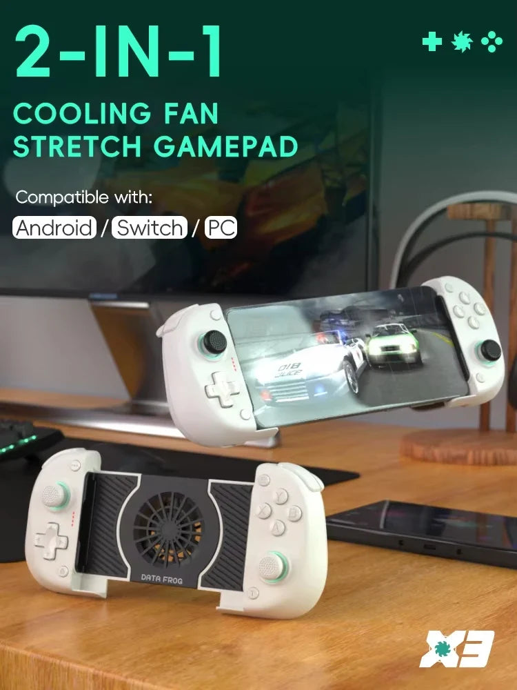 DATA FROG X3 Wireless Controller for Android, Samsung, Switch