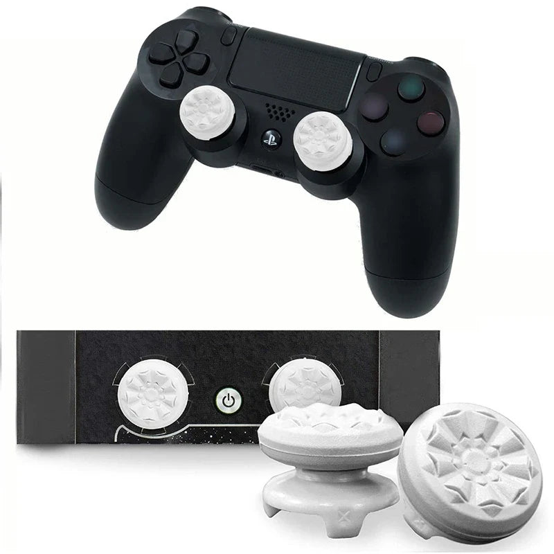 Silicone Thumb Grips for PS4 PS5 Controller, 2pcs Extender Caps