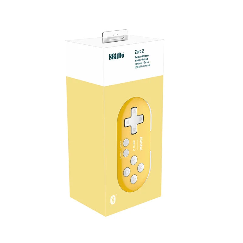 8BitDo Zero 2 Mini Bluetooth Gamepad for Switch, PC & Android