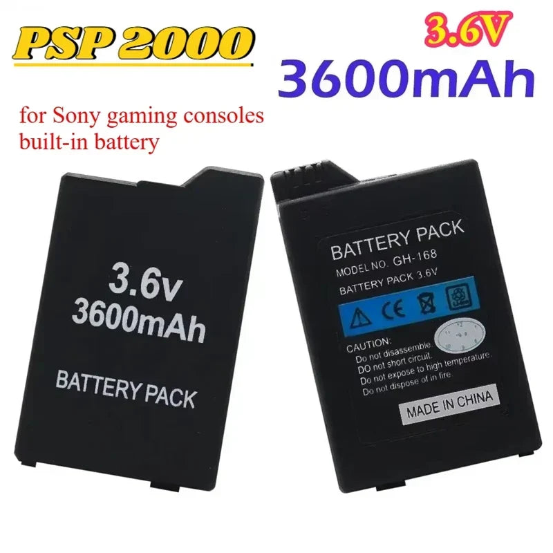 Replacement Battery for Sony PSP-2000 PSP-3000 3.6V 3600mAh