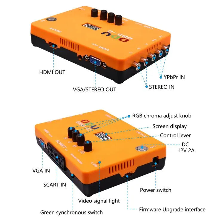 ODV GBS-C OSSC Alternative Video Converter, 480i Deinterlacer