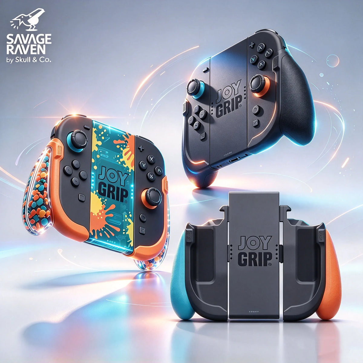 JoyGrip Pro Ergonomic Charging Grip for Switch 2 Joy-Con
