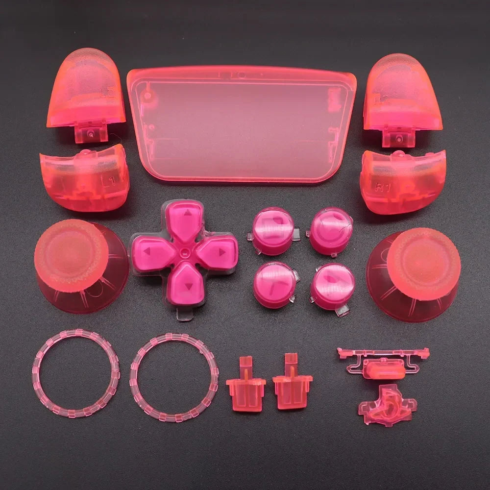Replacement Buttons Set D-Pad L1 R1 L2 R2 Trigger Button Key Accent Ring For PS5 V3 3.0 BDM-030 Controller