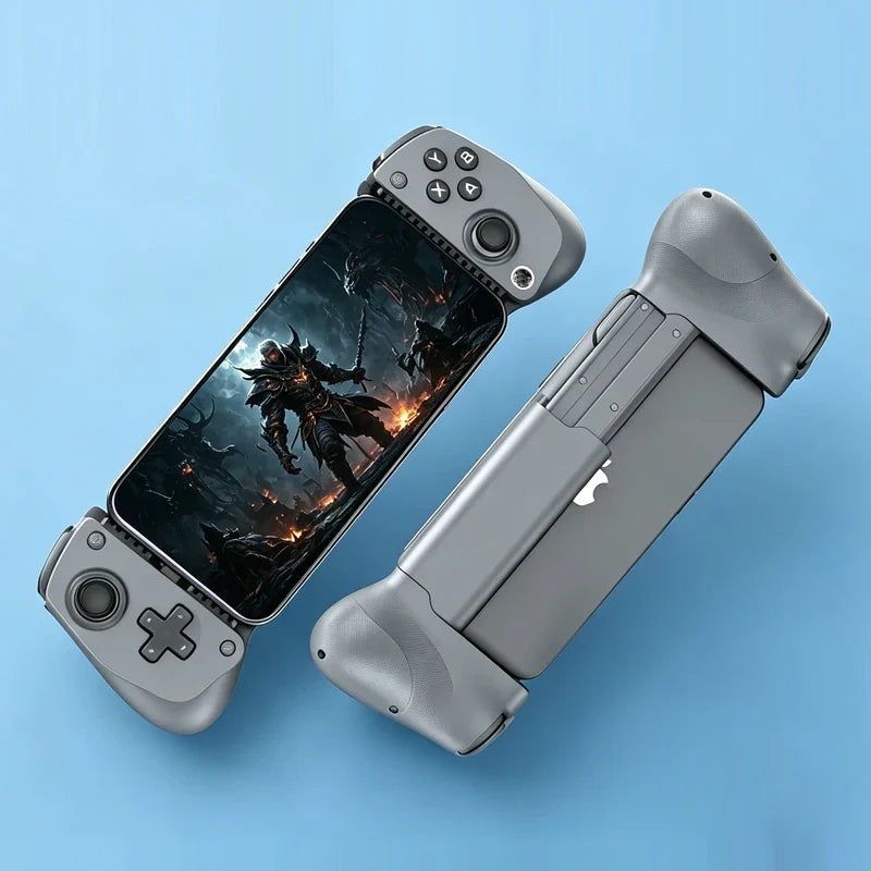 X5LType-C Stretchable Mobile Game Controller Hall Effect Joystick Zero Latency Wired Gamepad for Android iPhone 15+ Cloud Gaming