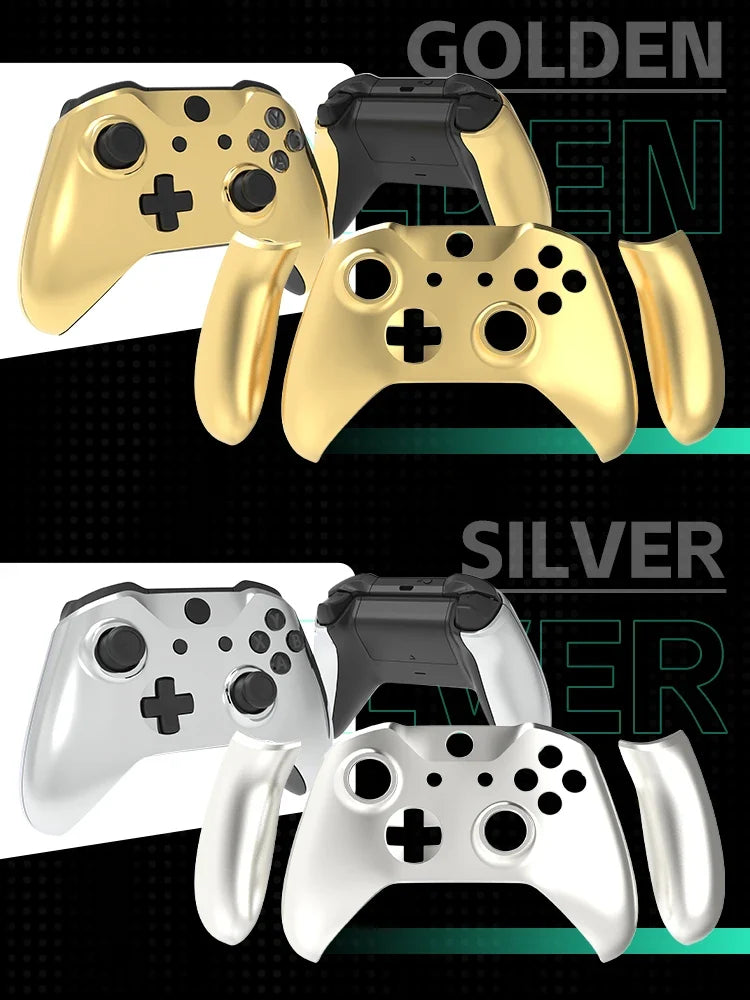 DATA FROG for Xbox One S Control Case Housing for Xbox One Controller Shell with Grips Custom DIY Gaming Mod for Xbox Shell