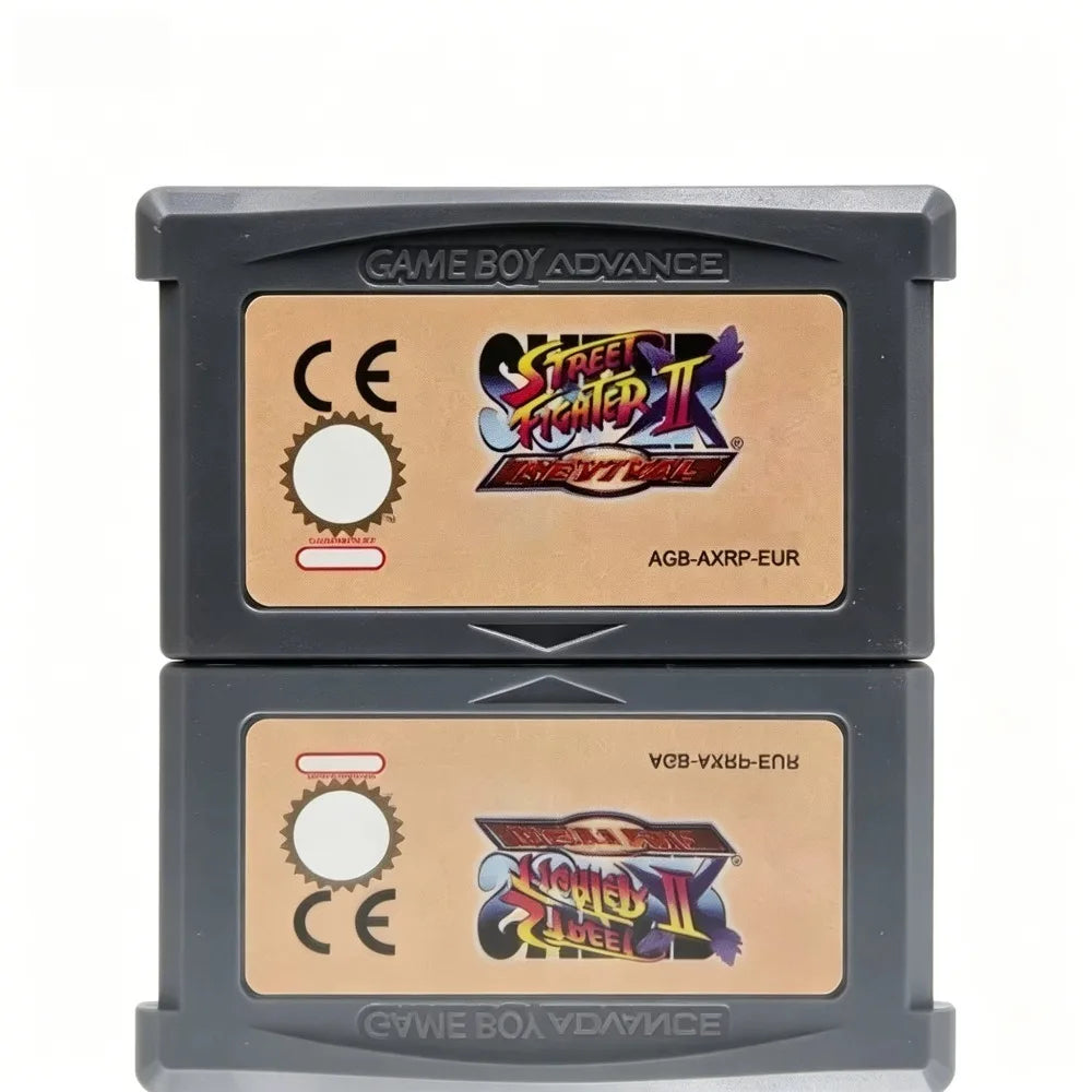 Entertainment English Version Super Street Fighter 2 GBA Game 32-bit Electronic Console Ink Cartridges Game Card DS NDSL USA/EUR