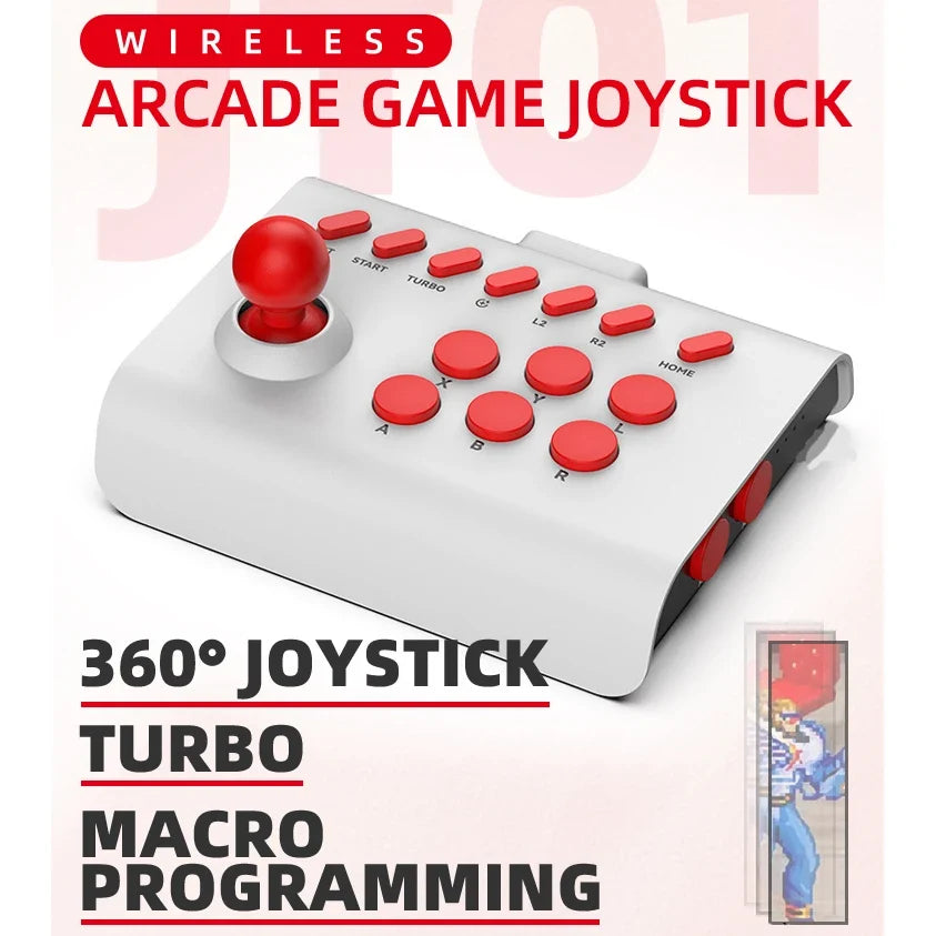 Arcade Gamepad Bluetooth Controller for Switch/PS4/PS3/Android