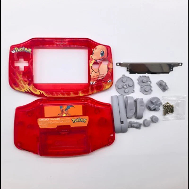 GBA Console replacement Shell - Pokémon Limited Edition Compatible with 2.9" / 3.0" full fit Screens