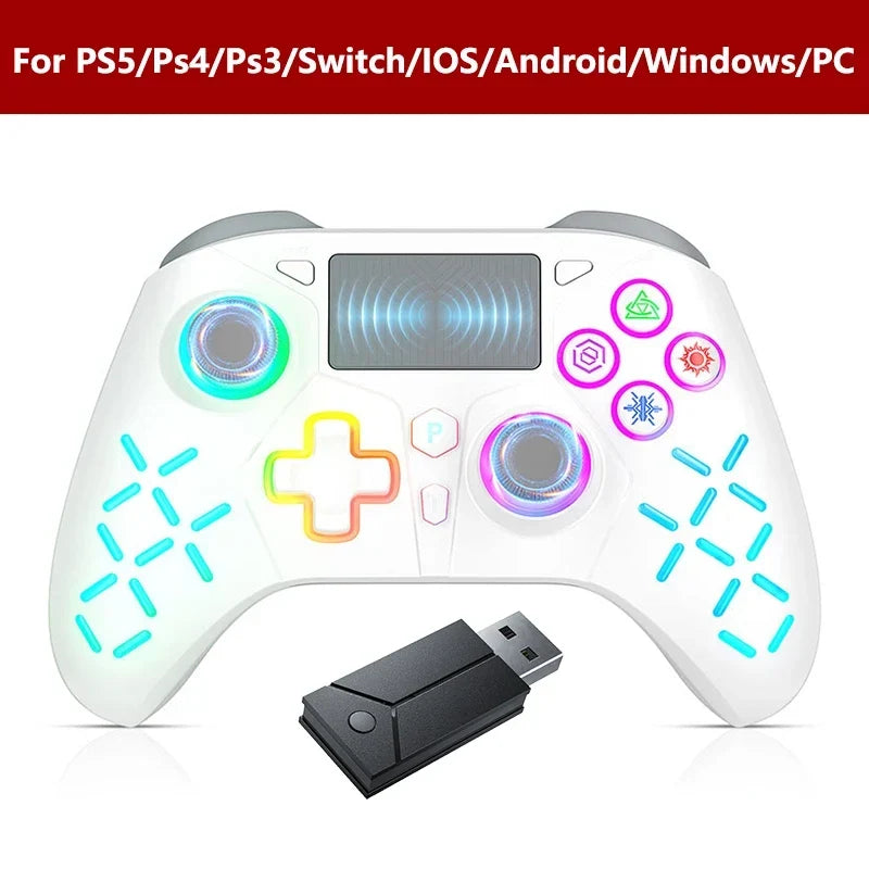 Wireless Controller for PS5 with Dual Motor, Touchpad, Turbo