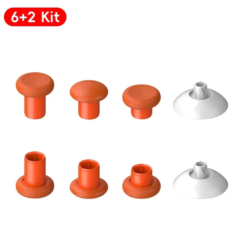 DATA FROG 8 Pack Metal Magnetic Thumbsticks for Xbox One Elite Series X S Controller Hall Effect Sensor Joystick Caps Accessorie