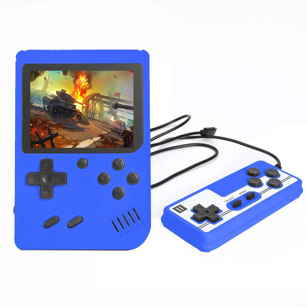3 Inch Retro Handheld Game Console, 400/500/800 Games, AV Out