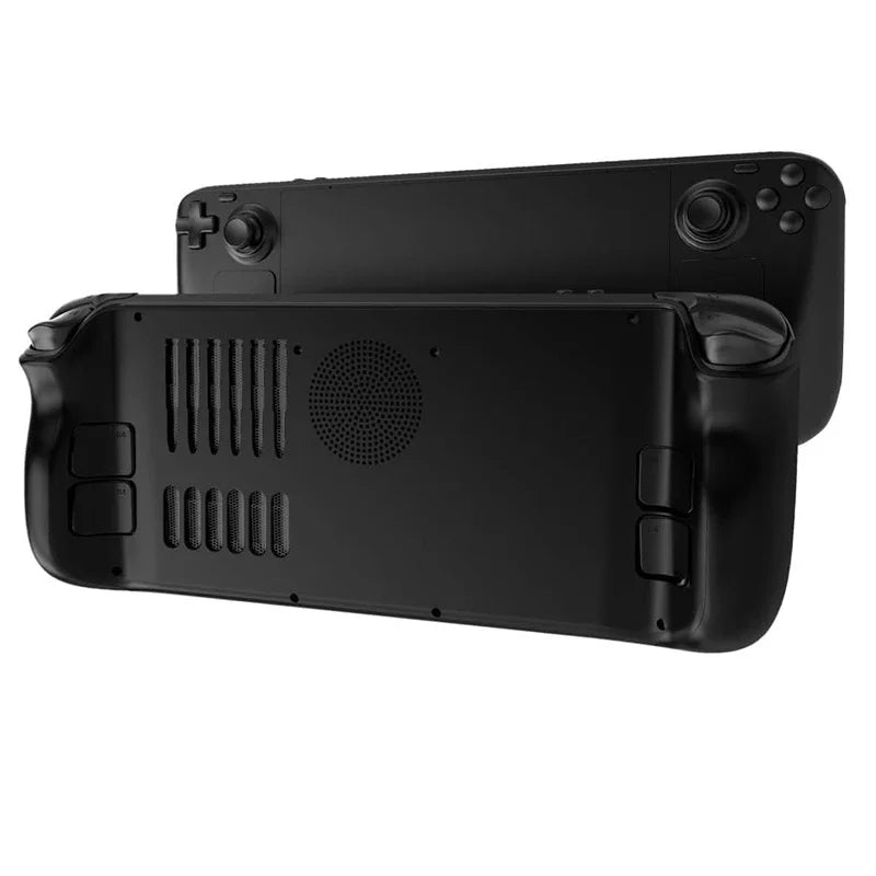 For SteamDeck Hard Shell Back Cover Transparent Cooling ABS+PC Case with Installation Kit Drop-proof Heat-dissipating Dust-proof
