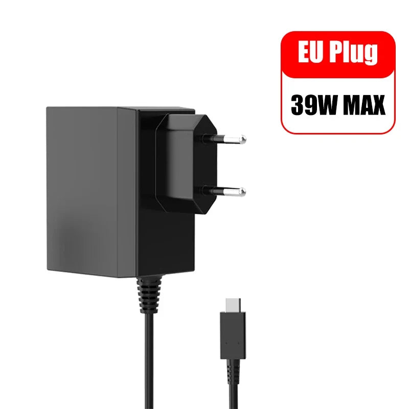 USB-C Charger for Switch OLED/Lite/Switch 2 5V 2.4A