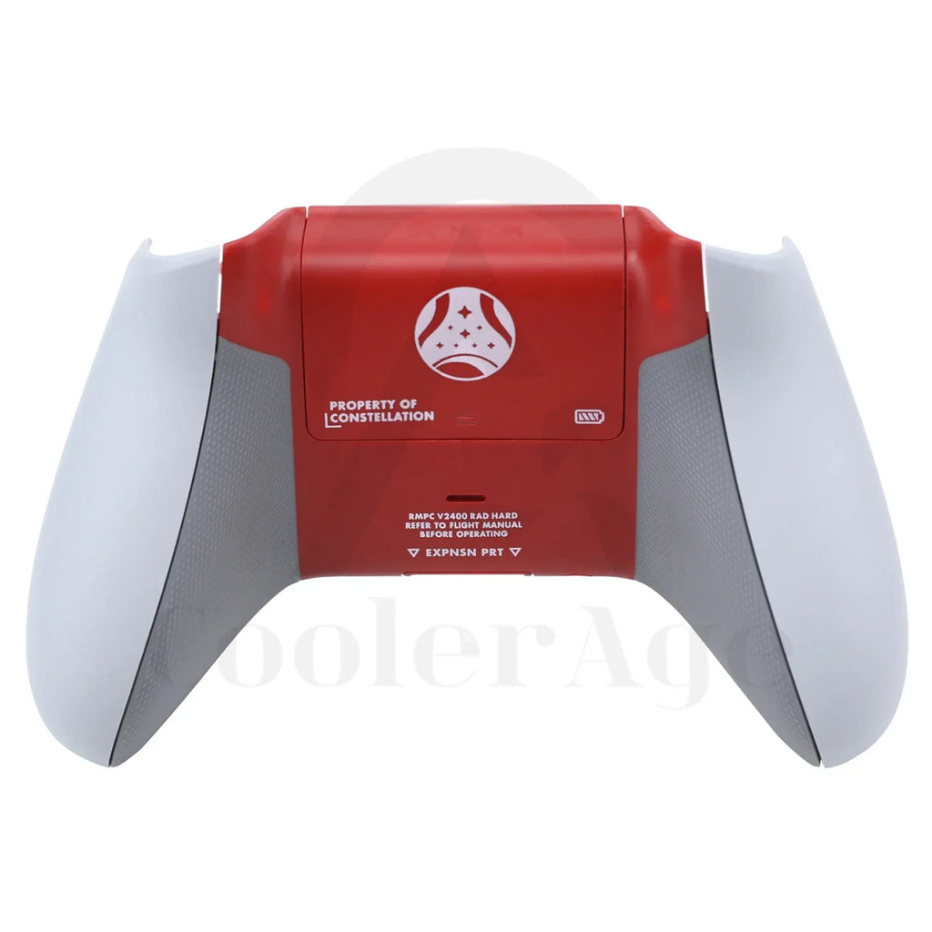 CoolerAge For Xbox One Slim Controller Limited Edition Soft Touch Custom Bottom Shell Back Panels Case Cover Gamepad Replacement