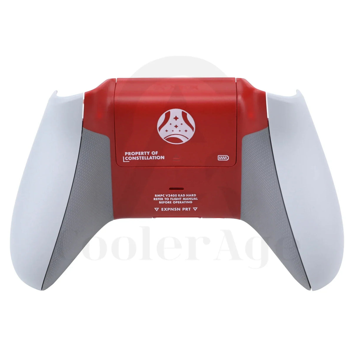 CoolerAge For Xbox One Slim Controller Limited Edition Soft Touch Custom Bottom Shell Back Panels Case Cover Gamepad Replacement