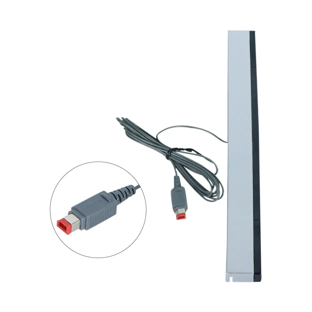 WYMECT Wired Sensor Bar for Wii and Wii U, Infrared Receiver