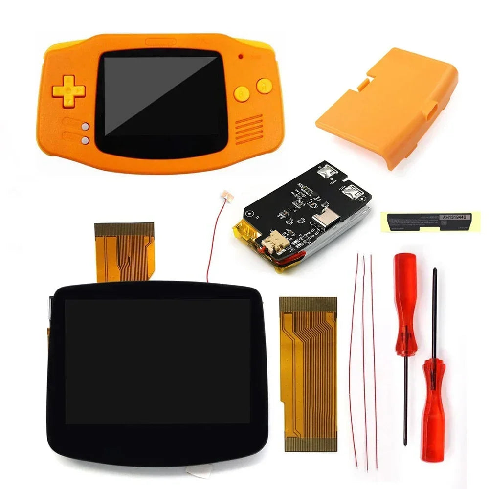 Hispeedido GBA 3.0-Inch V5 Laminated IPS Screen Kit, Type-C