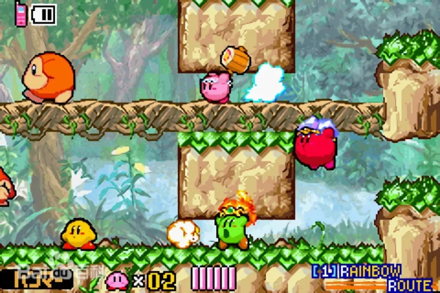 Hot GBA Kirby Game Cartridge 32-Bit Video Game Console Card  English version  Amazing Mirror Nightmare in Dream Land for GBA NDS