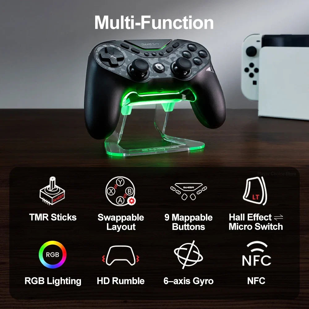 GameSir Tarantula Pro Gamepad PC for Nintendo Switch 2 Switch Android iOS Controle TMR Hall Joysticks NFC 6 axis Gyro Controller