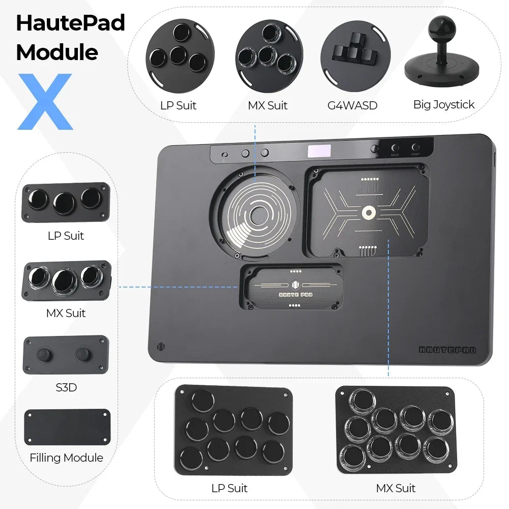 Haute42 HautePad X Leverless Hitbox Controller PC/PS4/PS5/Switch
