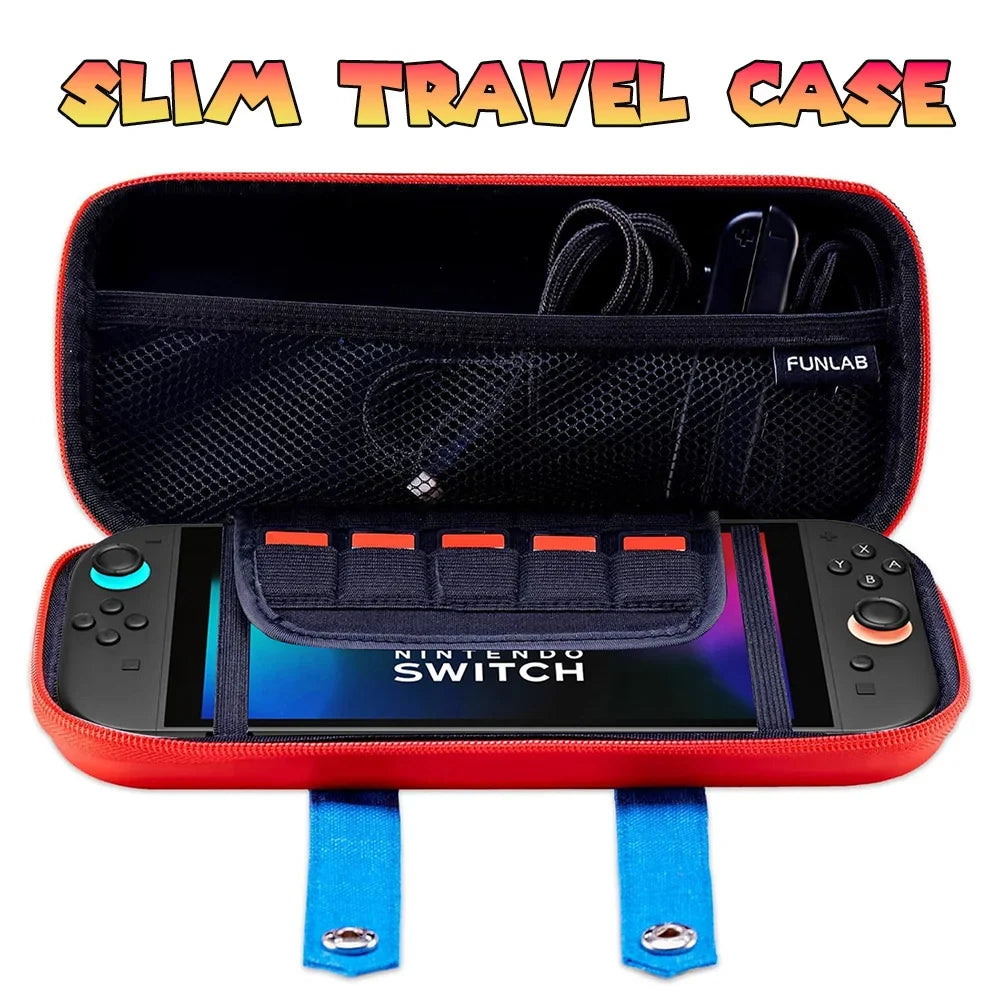 Slim Travel Case for Nintendo Switch 2, Waterproof EVA Hard Shell