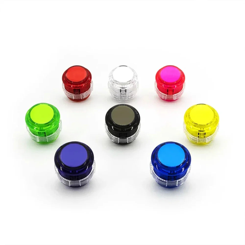 Original Korean CROWN 203C-S 30mm Silent Arcade Push Button Cherry Switch for Fight Stick Hitbox Joystick DIY PC PS3 Xbox