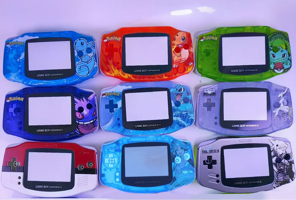 Pokémon GBA Shell IPS Full Set Housing Shell Cover for Console GBA Case Shell
