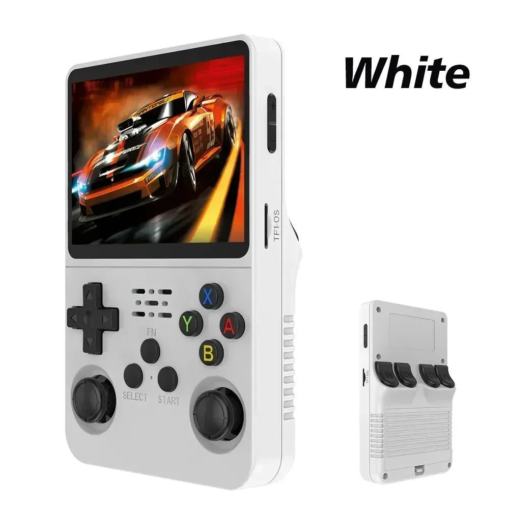 3.5 Inch IPS Screen Por   Pocket Video Player R35S 64GB Games Open Source R36S Retro Handheld Video Game Console Linux System